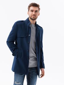 Ombre Clothing pánsky kabát Grattis tmavo modrá XL