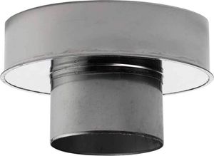 Huum Edelstahl Ofenrohr Übergang von Einwandiges (Feder) auf Doppelwandiges (Nut) Ø120 mm Huum Edelstahl Ofenrohr Übergang von Einwandiges (Feder) auf Doppelwandiges (Nut) Ø120 mm
