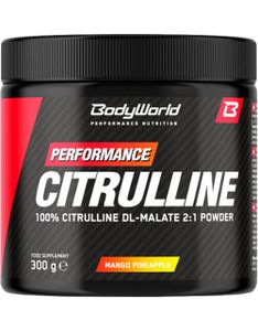 BodyWorld Citrulline 300 g orange / Citrullin / Aromatisiertes Citrullin DL-Malat im Verhältnis 2:1