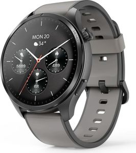 Smartwatch "9000", GPS, Musikspeicher, AMOLED 1,43", wasserdicht, Anthr. (00178627)