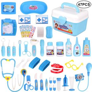 47 Stück Arztkoffer Kinder Medizinisches Spielzeug Doktor Set Lernspielzeug Rollenspiel Arzt Spielzeug für Kinder