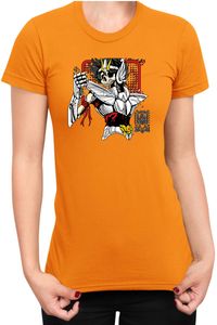 Zombie Knight Damen T-shirt Anime Manga Comics Japan Animation, XS / Orange