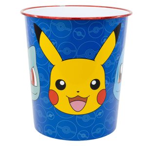 Pokemon Pikachu Kinder Papierkorb Mülleimer Kunststoff Abfalleimer Eimer
