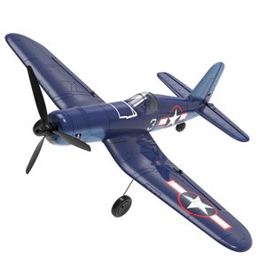 Volantex RC Mini F4U V2 EPP 400mm Spannweite 2,4 G 4CH 6-Achsen-Gyro One Key Kunstflug XPilot Stabilisierungssystem RC Flugzeug Segelflugzeug Warbird RTF für Anfänger mit 3 Batterien