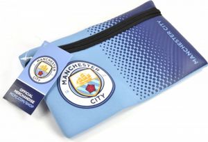 Manchester City FC Oficiálne futbalové puzdro na ceruzky Fade Design BS790 (jedna veľkosť) (svetlo modrá / modrá)