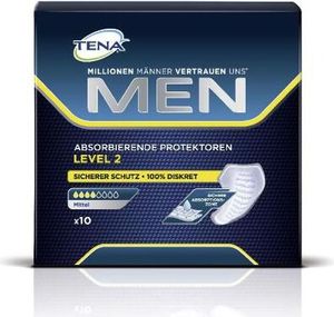 Tena Men Slipeinlagen Level 2, für leichte bis mittlere Blasenschwäche (10 Stück) Tena Men Slipeinlagen Level 2, für leichte bis mittlere Blasenschwäche (10 Stück)