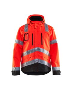 Blakläder High Vis Funktionsjacke 4837 1977 in rot/schwarz, Farbe:high vis rot/schwarz, Größe:2XL