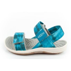KEEN Kinder-Sandalette Elle Backstrap Blau, Farbe:blau, US Größe:11