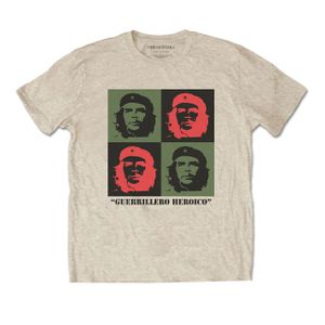 Che Guevara - T-Shirt für Herren/Damen Unisex RO6745 (XXL) (Sand)