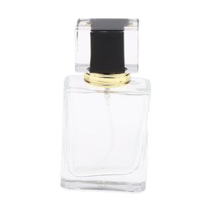 Parfümflaschen, Parfüm-Zerstäuber,50 ml, Glas& Kunststoff, Nachfüllbar Farbe Schwarze Mütze