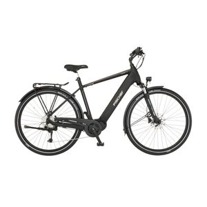 FISCHER E-Bike Pedelec Trekking Viator 4.2i Diamant, Rahmenhöhe 55 cm, 28 Zoll, Akku 522 Wh, Mittelmotor, Kettenschaltung, LCD Display, schwarz