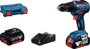Akku-Bohrschrauber Bosch Professional GSR 18V-55 inkl. 2x Akku (4.0Ah), Ladegerät und L-Case
