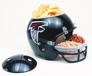 NFL Football Snack Helm der Atlanta Falcons für jede Footballparty