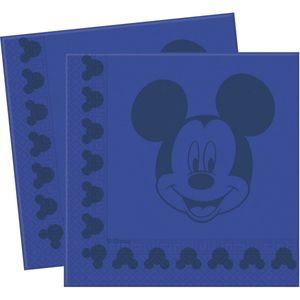 Disney - Geprägt - Papierservietten 20er-Pack - Papier SG30635 (Einheitsgröße) (Blau)
