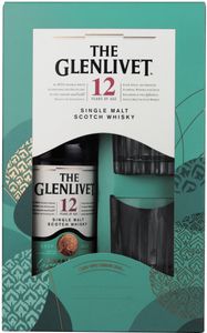 Glenlivet 12 Jahre Double Oak Geschenkset Speyside Single Malt Scotch Whisky 0,7l, alc. 40 Vol.-%