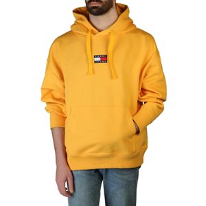 Tommy Hilfiger Herren Kapuzenshirt Pullover Hoodie Sweatshirt, Größe:M, Farbe:Gelb
