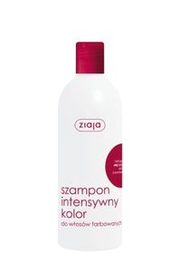 Ziaja, Szampon, Intensywny kolor, Olej rycynowy, 400ml - Długi termin ważności!