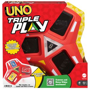 Mattel Games UNO Triple Play, kartová hra, stolová hra