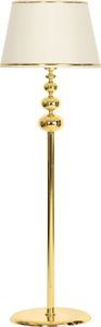 Opviq, Vega 3 - Gold, Cream, Stehlampe, METALLKÖRPER, Gold, 160 x 40 x 40 cm