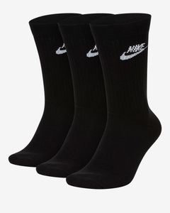 Nike Everyday Essential Crew 3er Pack Socken, Farbe:Schwarz, Größe:46-50