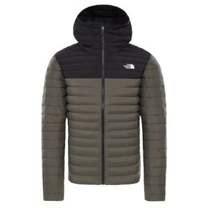 THE NORTH FACE M STRCH DWN HDIE New Taupe Green-TNF Black XXL