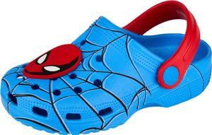 Spider-Man - Chlapecké dřeváky s potiskem NS8474 (28 EU) (modrá/červená) Spider-Man - Chlapecké dřeváky s potiskem NS8474 (28 EU) (modrá/červená)