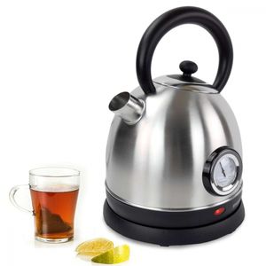 czajnik ze stali nierdzewnej o pojemności 1,7 litra z wyświetlaczem temperatury | Retro Mar A-goods