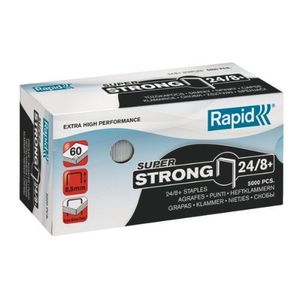 Rapid Heftklammern Super Strong 24/8+ galvanisiert 5.000 Stück