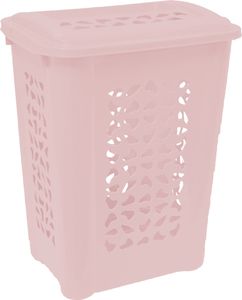 keeeper Wäschebox "per" mit Deckel 60 Liter nordic-pink