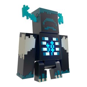 Minecraft The Warden Figur, Actionfigur mit Licht & Geräuschen