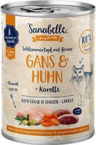 Sanabelle 4015598021012, Dorosły, Kurczak, Gęś, 380 g, Nie zawiera ziarna, Bez soi, Brak sztucznych barwników Sanabelle 4015598021012, Dorosły, Kurczak, Gęś, 380 g, Nie zawiera ziarna, Bez soi, Brak sztucznych barwników