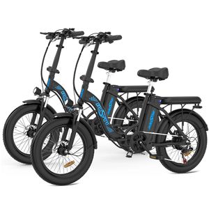 Onesport 20" Elektrofahrrad（2 Stück）E-Bike  E-Klapprad,Faltbares E-Citybike mit 36V/10Ah Abnehmbar Akku,250W Motor, 25km/h