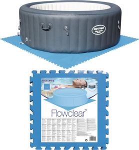 Bestway Pool-Bodenschutz 8 Stk. Blau 58220