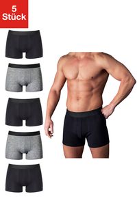 Barrio 13 Boxershorts Herren Retroshorts Unterhosen aus Baumwolle ( 5 Stück ) mit Komfortbund, ohne Logo