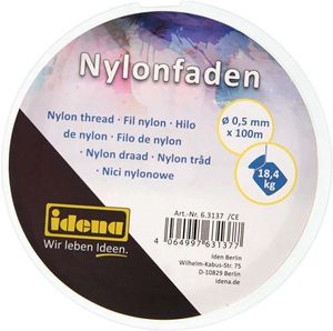 Nylonfaden 0,5mm 100 m klar Perlenfaden Nylon Faden Armband selber machen