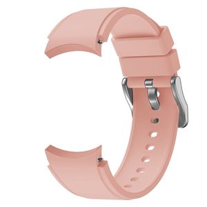 Sport Ersatz Armband für Samsung Galaxy Watch 4 40 mm Silikon Band Loop, Farbe:Rosa