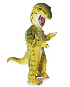 Grünes T-Rex Dino Faschingskostüm für Kleinkinder & Babys Größe: XL