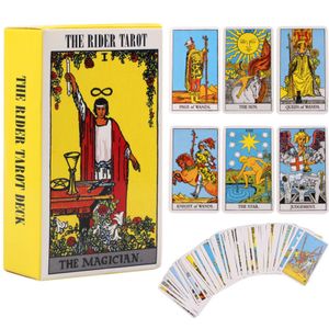 78 Karten Tarotkarten Orakelkarten Rider Waite Tarot Kartendeck Wahrsagekarten