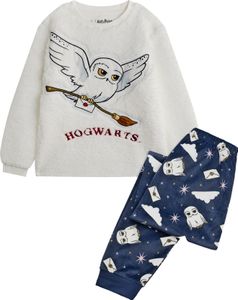 Harry Potter - Schlafanzug mit langer Hose für Mädchen NS8650 (116) (Weiß/Blau) Harry Potter - Schlafanzug mit langer Hose für Mädchen NS8650 (116) (Weiß/Blau)