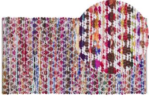 BELIANI Teppich Bunt 80 x 150 cm Kurzflor fröhliche Ausstrahlung Geometrisches Muster Rechteckig Modern