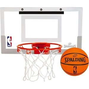 Spalding Mini Arena Slam 180 Basketball Backboard 561033CN, Unisex, tablice do koszykówki, Weiß, Größe: One Size