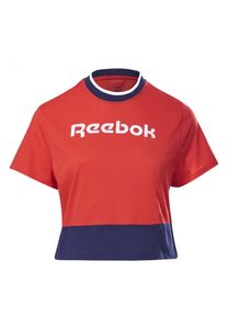 Reebok Te Linear Logo Crop Tee T-Shirt Rot FT0908