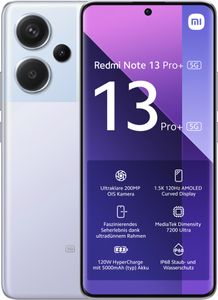 Xiaomi Redmi Note 13 Pro+ 16,9 cm (6.67") Dual-SIM 5G USB Typ-C 8 GB 256 GB 5000 mAh Violett (MZB0FFEEU)