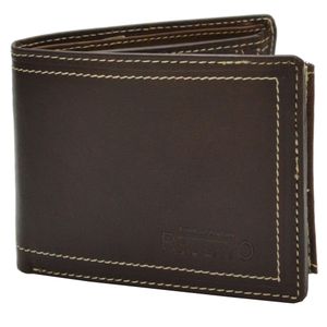 flevado RFID Schutz Herrengeldbörse Portemonnaie Brieftasche in Voll Leder Design