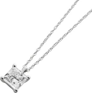 Diamant Kette 1.0ct Anhänger Weißgold 585 14K Lab Grown Diamant 45