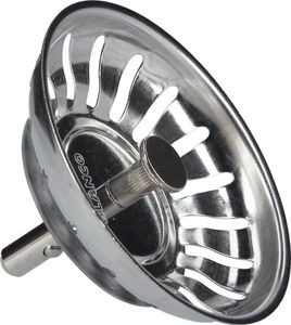 Blanco 125590 ORIGINAL AblaufventilEinsatz Siebkorbventileinsatz Spülbeckenabflusstopfen Ablaufsiebkorb Abflußgitter Abflussstopfen Siebeinsatz 79mm 8x34mm Siebkorbventil Spüle