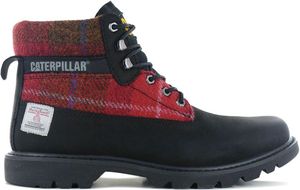 CAT Caterpillar Colorado 2.0 Harris Tweed Boots - Premium Stiefel Leder Schwarz P111324 ORIGINAL Schuhe
