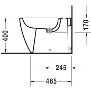 Duravit 2299103000 SBI 600 mm Bento Seidenmatt HYG