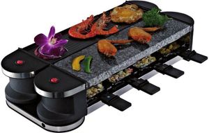 SUNTEC Raclette Grill RAC-8069 Flex8 Metal/Stone –Mini-Tischgrill für 8 Personen SUNTEC Raclette Grill RAC-8069 Flex8 Metal/Stone –Mini-Tischgrill für 8 Personen