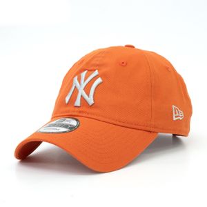 New Era Cap 9Forty MLB New York Yankees Unstructured Mütze Verstellbar ohne Verstärkung Orange